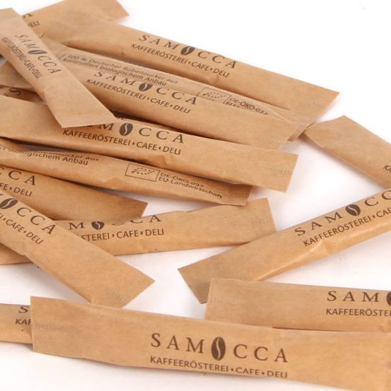 BIO Zuckersticks (1 Karton = 1.000 Stück)