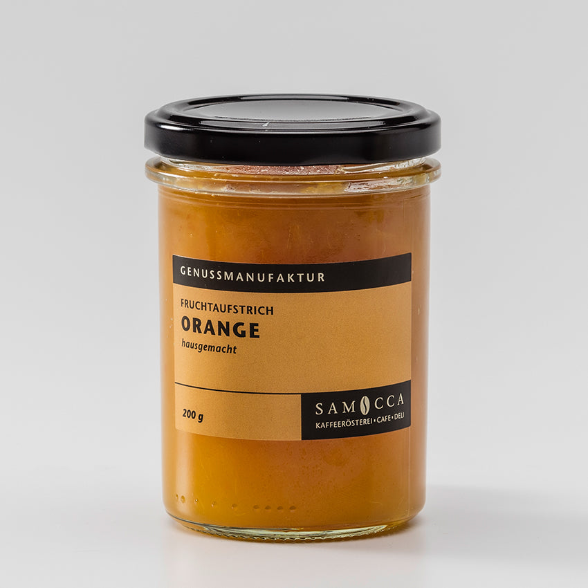 Hausgemachter Fruchtaufstrich Orange, vegan