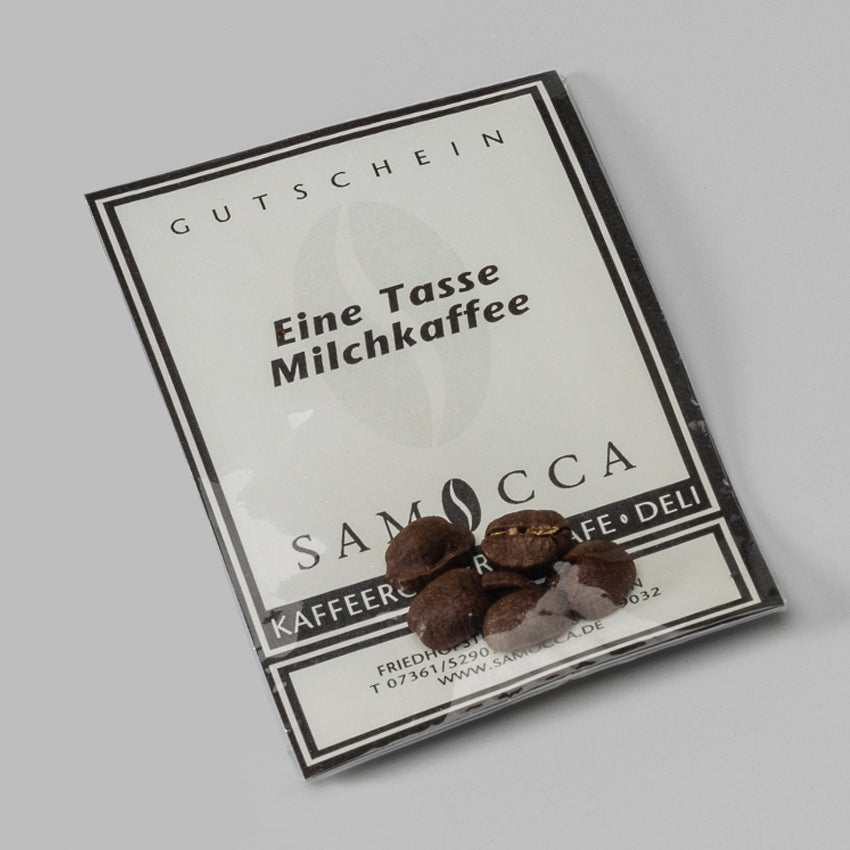 Gutschein „Milchkaffe“
