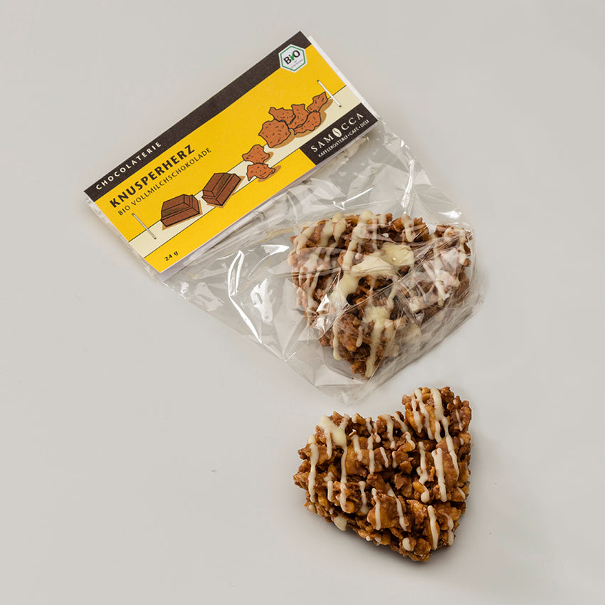 Knusperherz Vollmilch, BIO