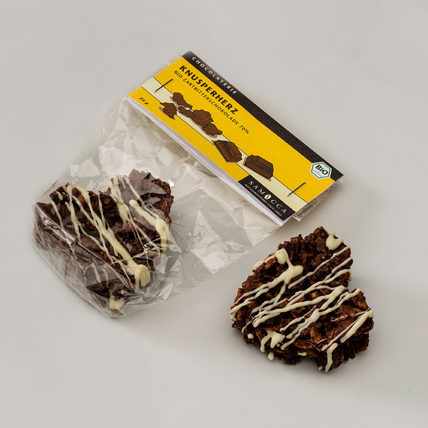 Knusperherz Zartbitter, BIO, Vegan