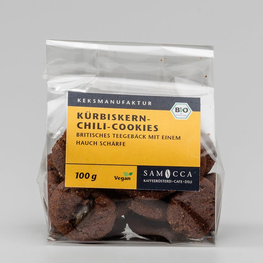 Kürbiskern-Chili-Cookies
