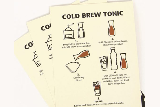 Postkarte „Cold Brew“