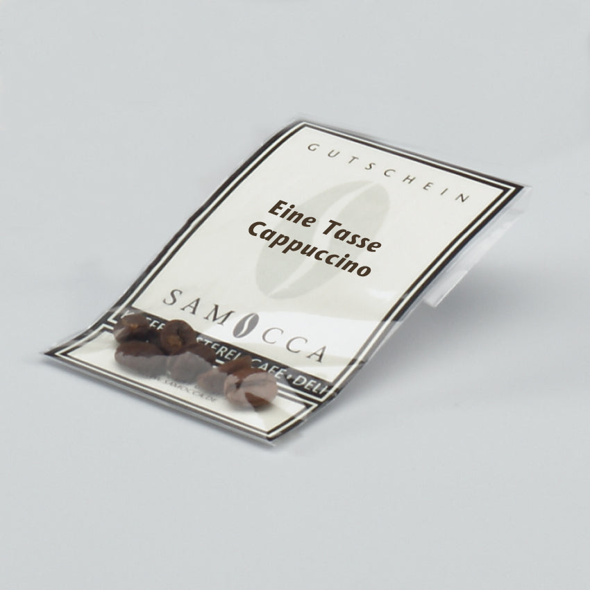 Gutschein „Eine Tasse Cappuccino“